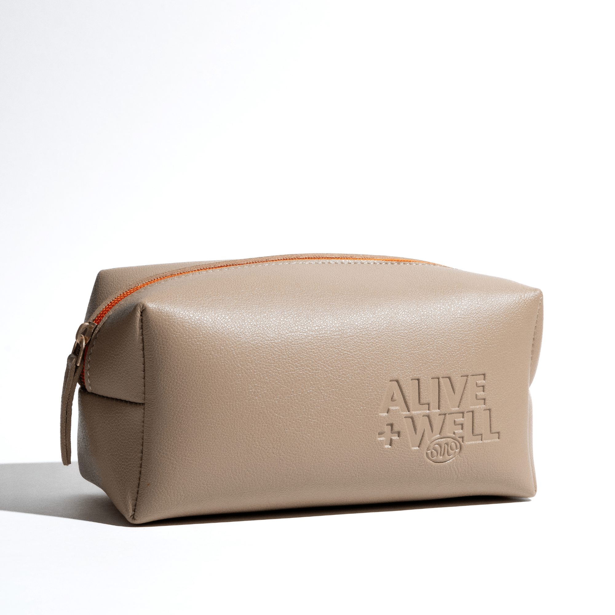 Alive + Well travel Pouch - Beige Alive & Well