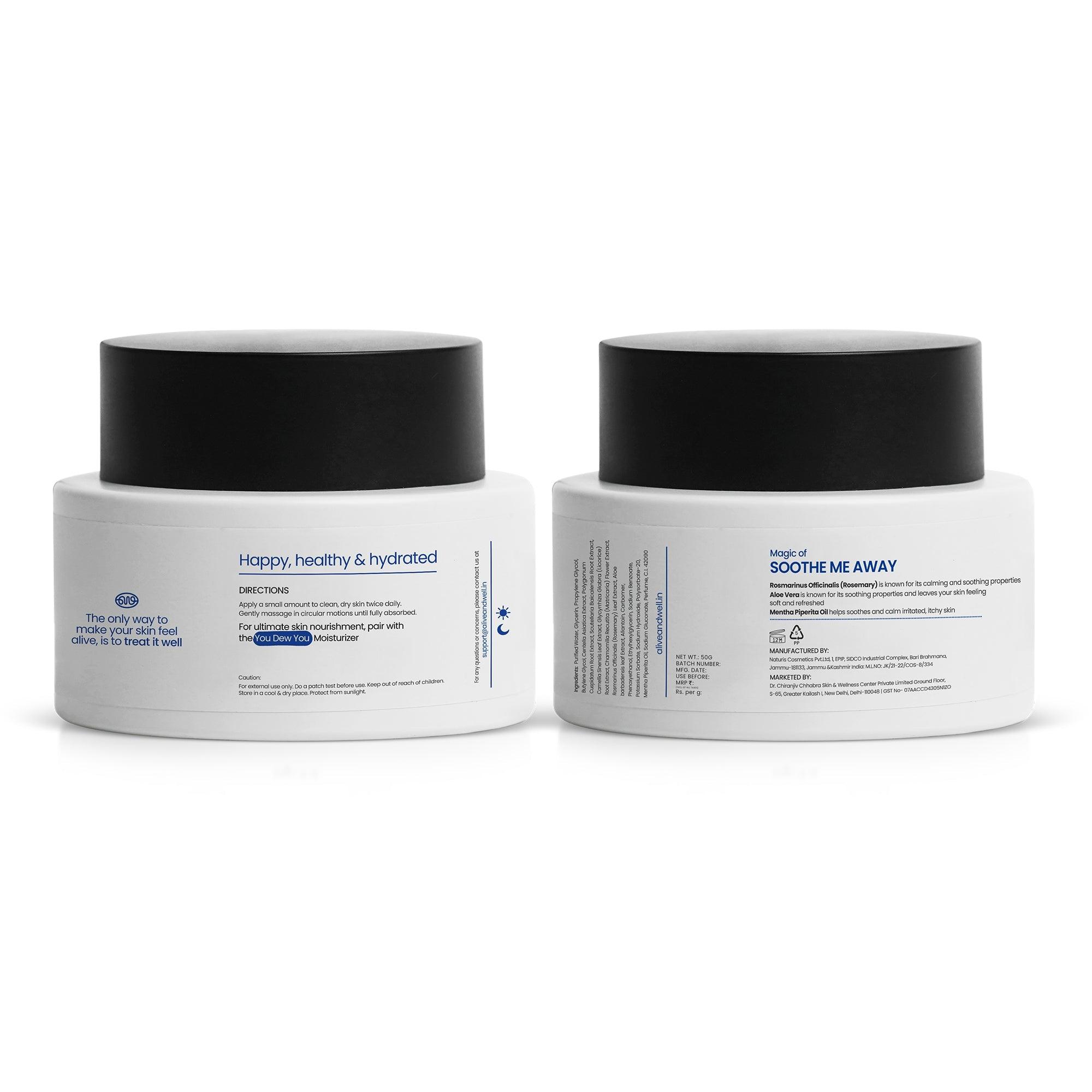 Soothe Me Away ( Oil Free Gel Moisturiser ) - (50 g) Alive & Well