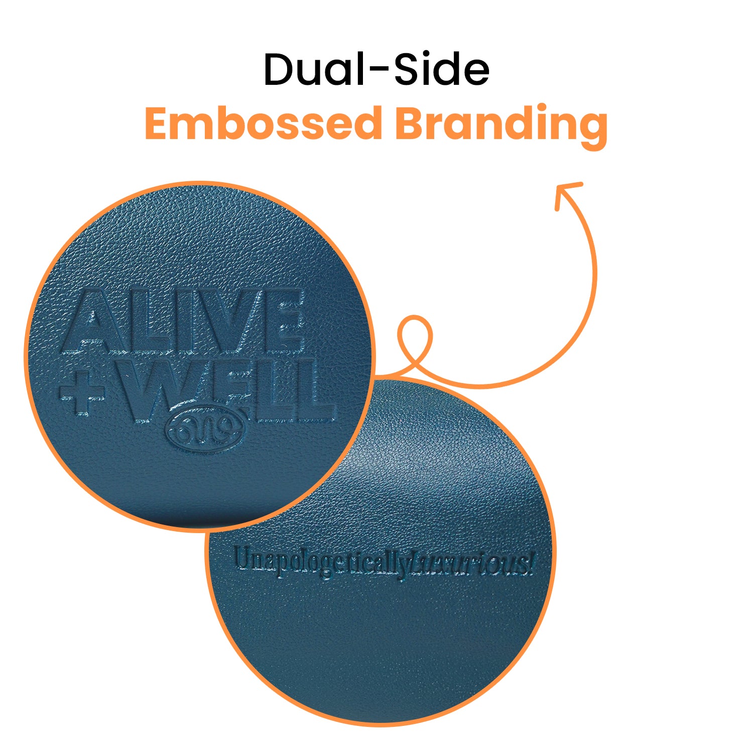 Alive + Well Luxury Skincare Travel Pouch - Teal Alive & Well