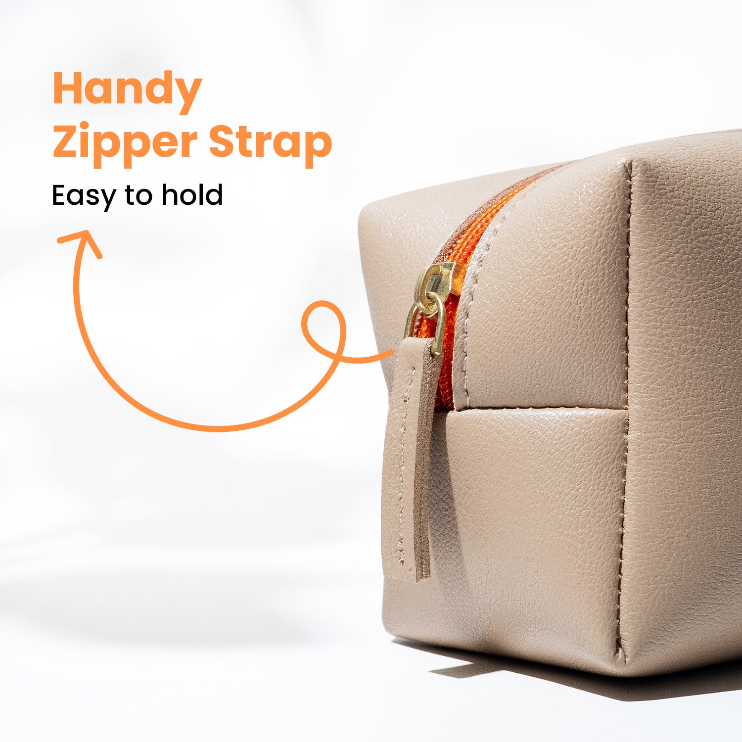 Alive + Well Luxury Skincare Travel Pouch - Beige Alive & Well