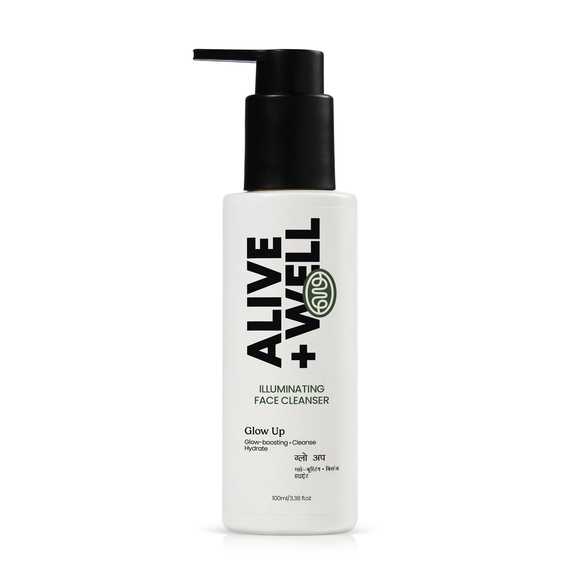 Glow Up Illuminating Face Cleanser (100 ml) Alive & Well