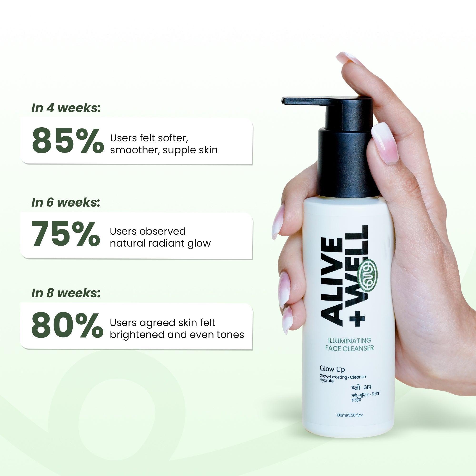 Glow Up Illuminating Face Cleanser (100 ml) Alive & Well