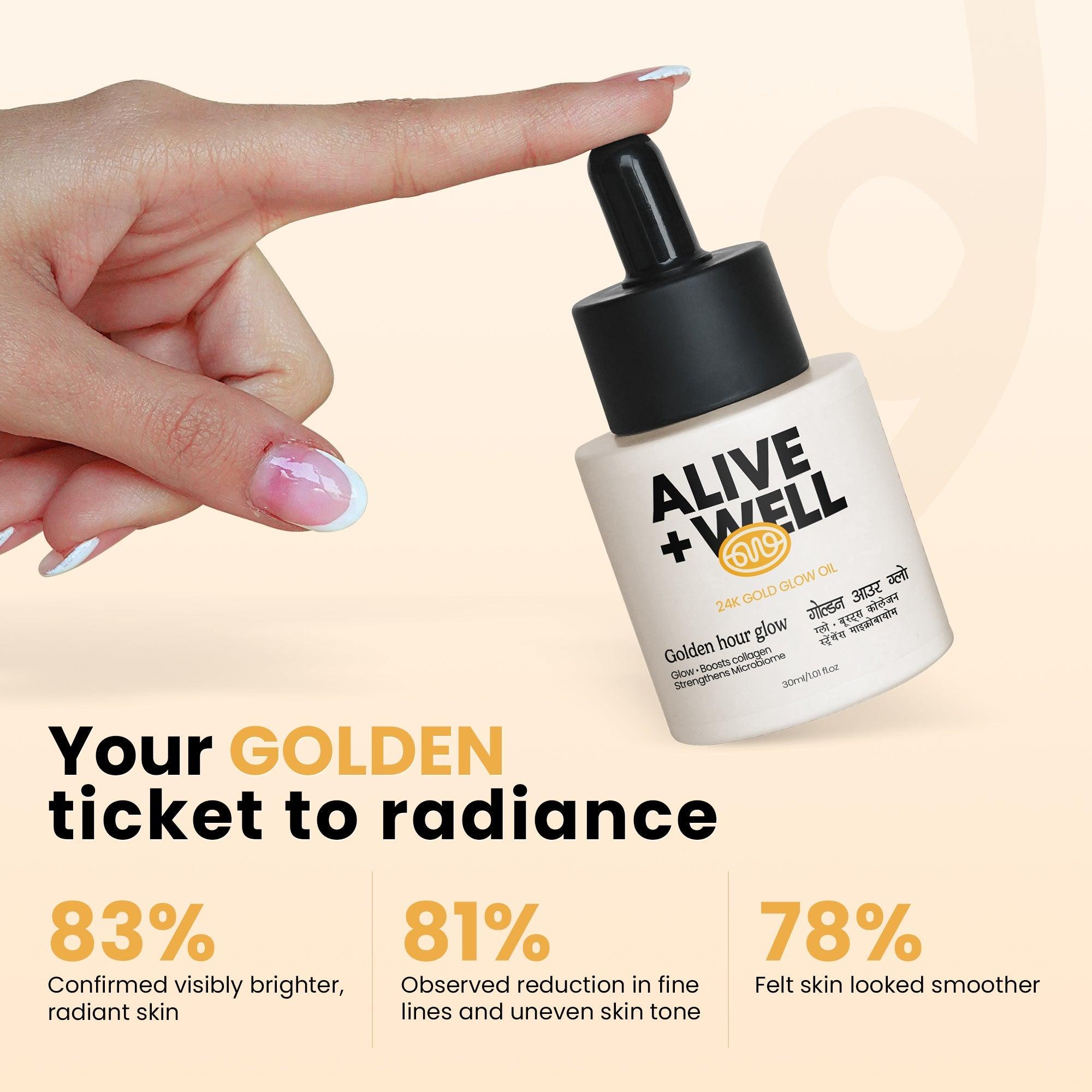 24K Gold Glow Oil (30 ml) Alive & Well