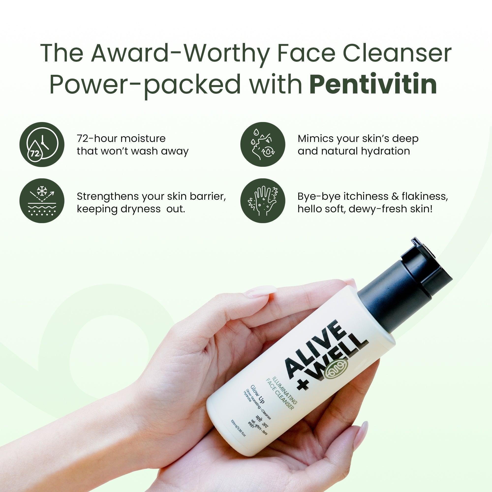 Glow Up Illuminating Face Cleanser (100 ml) Alive & Well